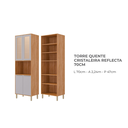 Ver imagem 3 de Torre Quente Cristaleira Reflecta 70cm 100% Mdf Brilhante