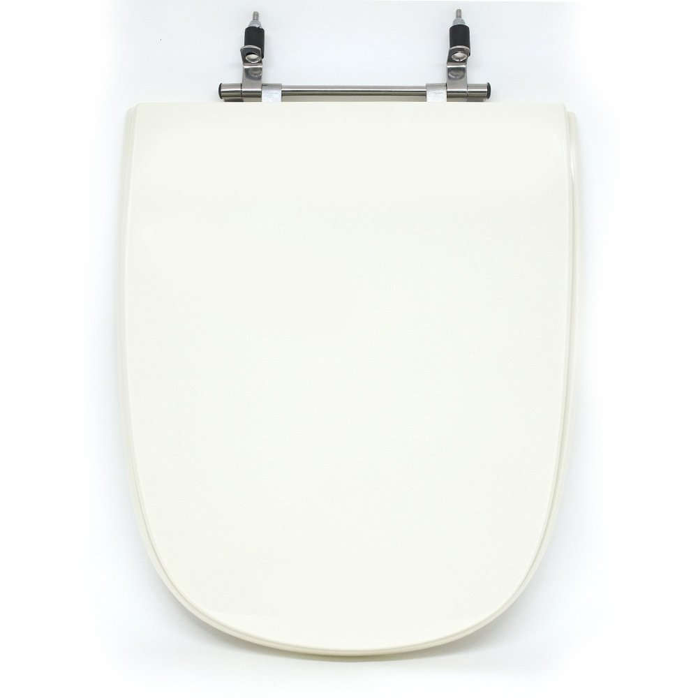 Assento Sanitário Poliéster para Louça Ibiza (incepa) Aço (reb. Oculto) Biscuit - 1