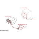 Ver imagem 6 de Forno Elétrico de Embutir 45L Nardelli N450 Preto 110V