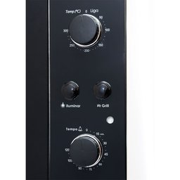 Forno Elétrico de Embutir 45L Nardelli N450 Preto 110V - 5