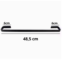 Ver imagem 6 de Porta Toalha de Banho Chapa Fina Standard Alumínio Preto