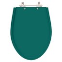 Ver imagem 1 de Assento Sanitário Poliester Absolute Verde Amazônia para Vaso Ideal Standard