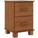 Ver imagem 7 de Mesa de Cabeceira 2 Gavetas Madeira Maciça Selena F06 Castanho - Lyam Decor