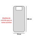 Ver imagem 3 de Cama Auxiliar Solteiro Infantil Linha Chiara Branco - Phoenix Baby