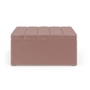 Ver imagem 2 de Calçadeira Baú Navi 90 para Cama de Solteiro N-031 Veludo Rosê Claro Aradecor