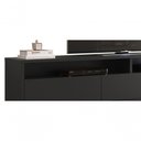 Ver imagem 3 de Rack Bancada para Tv Aspen Preto - Moveisaqui