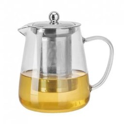 Bule Chaleira de Vidro com Infusor Jarra 950ml Cafe Chá Mesa Ah! Natu - 2