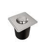 Lixeira de Embutir Quadrada Docol Massima em Aço Inox Escovado com Balde Plástico 6 Litros - 1