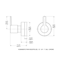 Ver imagem 3 de Acabamento Docol para Registro Deca e Similares 1/2, 3/4 e 1 Gali Cromado - Docol