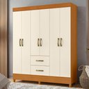 Ver imagem 1 de Guarda Roupa 6 Portas Cancun Cinamomo Off White