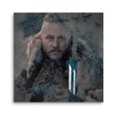 Ver imagem 4 de Quadro Vikings Ragnar Lothbrok Artístico 60x60 decorativo