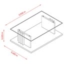 Ver imagem 5 de Aparador e Mesa de Centro Frizz Calacata Off White - Madetec