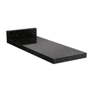Tampo P/ Balcão Cozinha B647 25cm Preto Brilho - Kappesberg