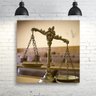 Quadro decorativo Balança da Justiça 60x60 Advocacia Direito - 2