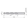 Broca Haste Paralela (hss) - Med. 19/64 10 Peças - Din 338n - A100 - 3