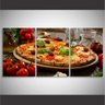 Quadro de Pizza Conjunto 3 Peças Para Restaurante Sala - 3