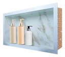 Ver imagem 5 de Nicho em Porcelanato Branco Calacata Ouro 60x32cm