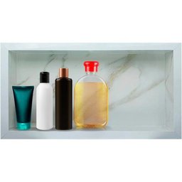Nicho em Porcelanato Branco Calacata Ouro 60x32cm - 4