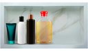 Ver imagem 4 de Nicho em Porcelanato Branco Calacata Ouro 60x32cm