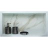 Nicho em Porcelanato Branco Calacata Ouro 60x32cm - 1
