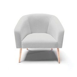 Cadeira Sala de Jantar Pé Palito Natural Stella Linho D03 - D'Rossi Cor Cinza - 3