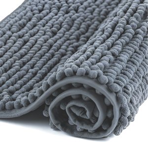 Tapete de Banheiro - Homewear - Popcorn - 60cm X 40cm - Cinza - Appel