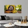 Quadro Taça de Vinho Uvas Para Cozinha Sala Jogo 3 Peças - 3