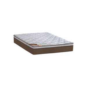 Colchão Casal Castor 138x188x25 Pocket New Class One Face Bege