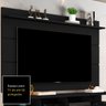 Rack com Painel para Sala Televisão até 55 Polegadas - Mod.2029:Preto - 2