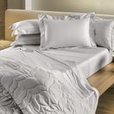 Ver imagem 1 de Fronha Altenburg Cetim 300 Fios 50cm X 70cm Cinza