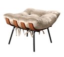 Ver imagem 1 de Puff Costela Cor:Suede Bege 080