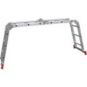 Ver imagem 3 de Escada Articulada 3x4 Degraus De Alumínio 13 Em 1 Botafogo