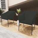 Ver imagem 2 de Kit 2 Cadeiras para Sala de Jantar Estar Living Olívia L02 Linho Verde Musgo - Lyam Decor