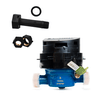 Hidrômetro Unijato 3m³/h 1/2 polegada x115mm - Pré Equipado com Conjunto de Conexão - Com - 3