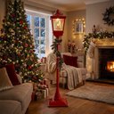 Ver imagem 3 de Poste Natal Neve 0,26x0,26x1,35 m Niazitex