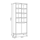 Ver imagem 4 de Livreiro Ej Flow Branco para Organização de Livros e Objetos com Design Moderno e Funcional