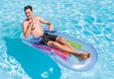 Ver imagem 2 de Colchão Inflável Para Piscina King Kool Malibu Com Encosto - INTEX Azul