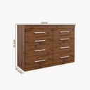 Ver imagem 4 de Cômoda Quarto Casal Gênova Cappuccino Batrol