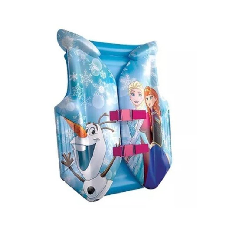 Colete Inflável Infantil Frozen tamanho pequeno