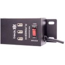 Ver imagem 2 de Filtro de Linha Metálico com Usb Ipec Fl Power Bivot - Preto