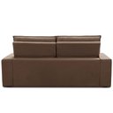 Ver imagem 5 de Sofá Retrátil Reclinável para Sala 3 Lugares 250cm Baruk F04 Veludo Marrom - Lyam Decor