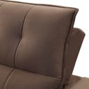 Ver imagem 7 de Sofá Retrátil Reclinável para Sala 3 Lugares 250cm Baruk F04 Veludo Marrom - Lyam Decor