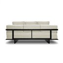 Ver imagem 5 de Sofá Cama 2 Lugares Living 200cm Base Industrial Sala Cherie Linho Bege K01 - D'Rossi
