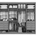 Ver imagem 4 de Guarda Roupa 8 Portas e 8 Gavetas Mdf Branco