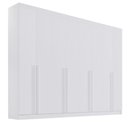 Ver imagem 1 de Guarda Roupa 8 Portas e 8 Gavetas Mdf Branco