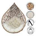 Ver imagem 2 de Cadeira Balanço Ninho Suspenso Gota Tramado com Almofada Impermeável Acesse Móveis