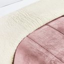 Ver imagem 4 de Coberdrom Casa Scarpa Apollo Solteiro Sherpa Manta Flannel Toque Lã de Carneiro - Rosa