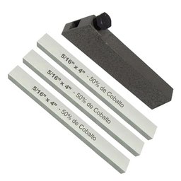 Bits Quadrado 5/16 X 4 - 50% de Cobalto + Porta Bits - 4 Pçs - 1