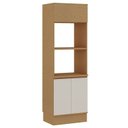 Ver imagem 3 de Paneleiro Torre Quente com Espaço para Forno e Micro-Ondas com Rodapés Decorativos