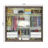 Guarda-Roupa Casal com Espelho 3 Portas de Correr Lara Espresso Móveis - 7